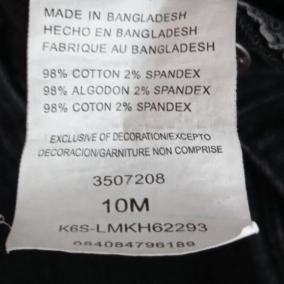 Lee Natural Fit Straight Leg Mid Rise Midnight Black Jeans Size 10M - Picture 9 of 9